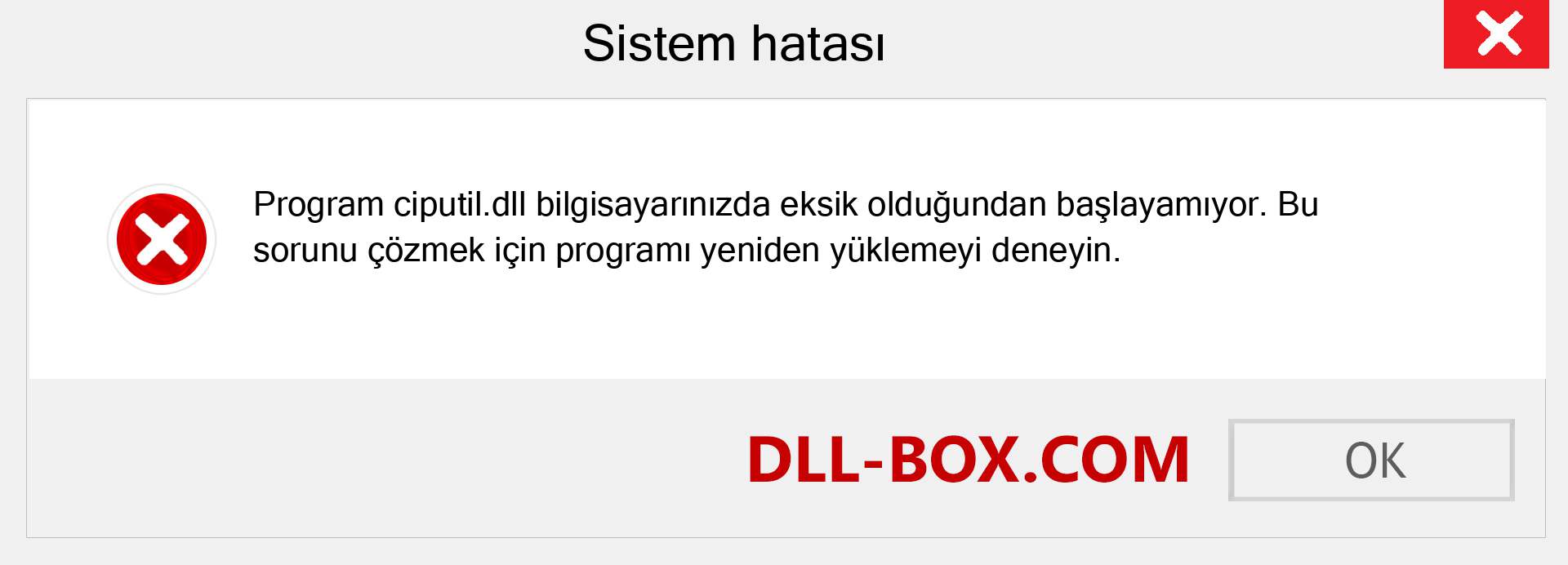 ciputil.dll dosyası eksik mi? Windows 7, 8, 10 için İndirin - Windows'ta ciputil dll Eksik Hatasını Düzeltin, fotoğraflar, resimler